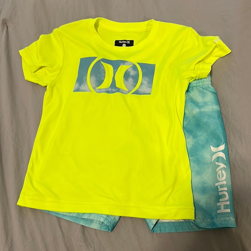 Hurley Board Short and Rash Guard Set